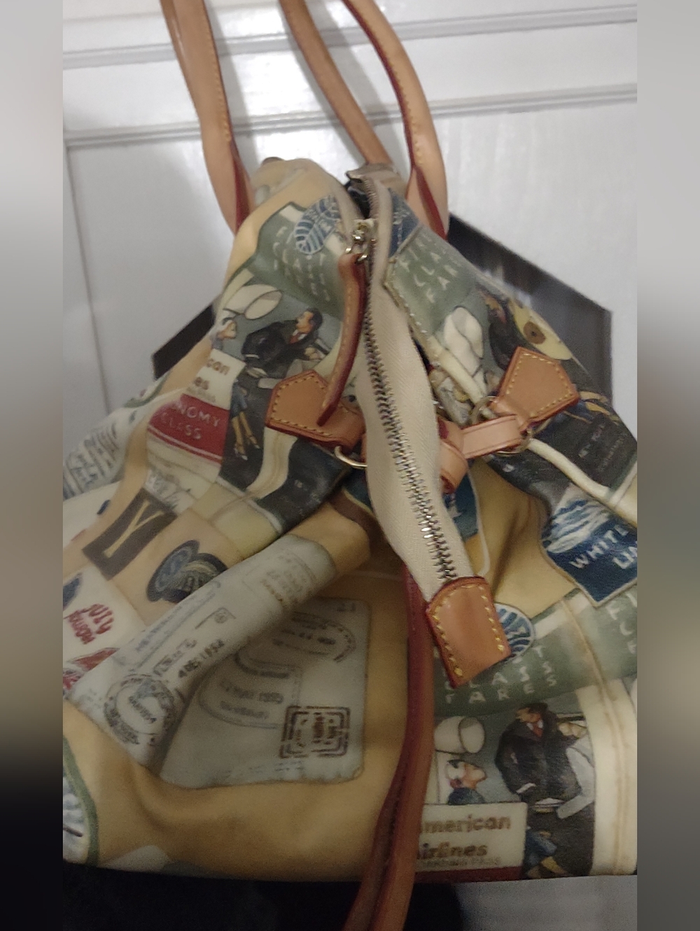 Dooney & Bourke Vintage 40th Anniversary Duffle Bag Purse.